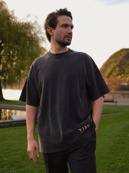 BESONDERS GELIEBT OVERSIZED T-SHIRT VINTAGE BLACK (UNISEX)