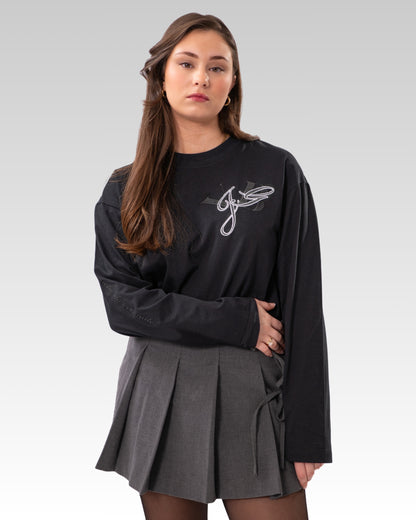 VJBG LONGSLEEVE BLACK (UNISEX)