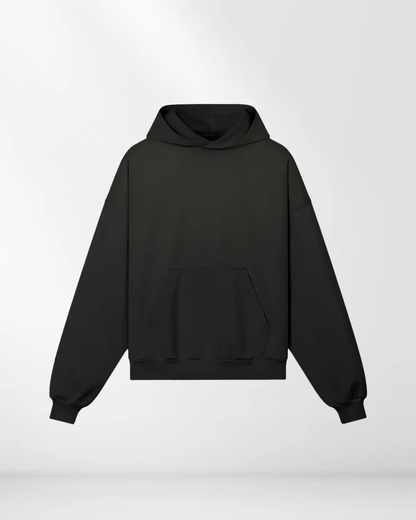 BESONDERS GELIEBT OVERSIZED CROPPED FIT HOODIE BEIGE (UNISEX)