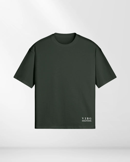 BESONDERS GELIEBT BOXED FIT T-SHIRT GREEN (UNISEX)