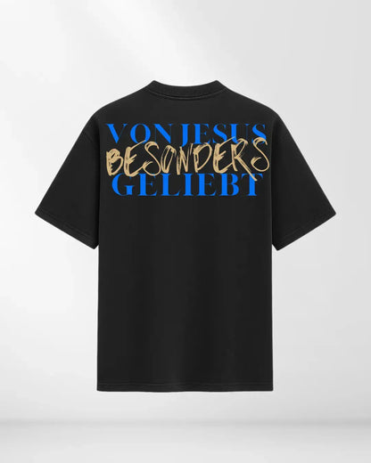 BESONDERS GELIEBT OVERSIZED T-SHIRT VINTAGE BLACK (UNISEX)