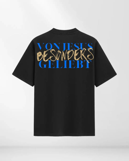 BESONDERS GELIEBT OVERSIZED T-SHIRT VINTAGE BLACK (UNISEX)