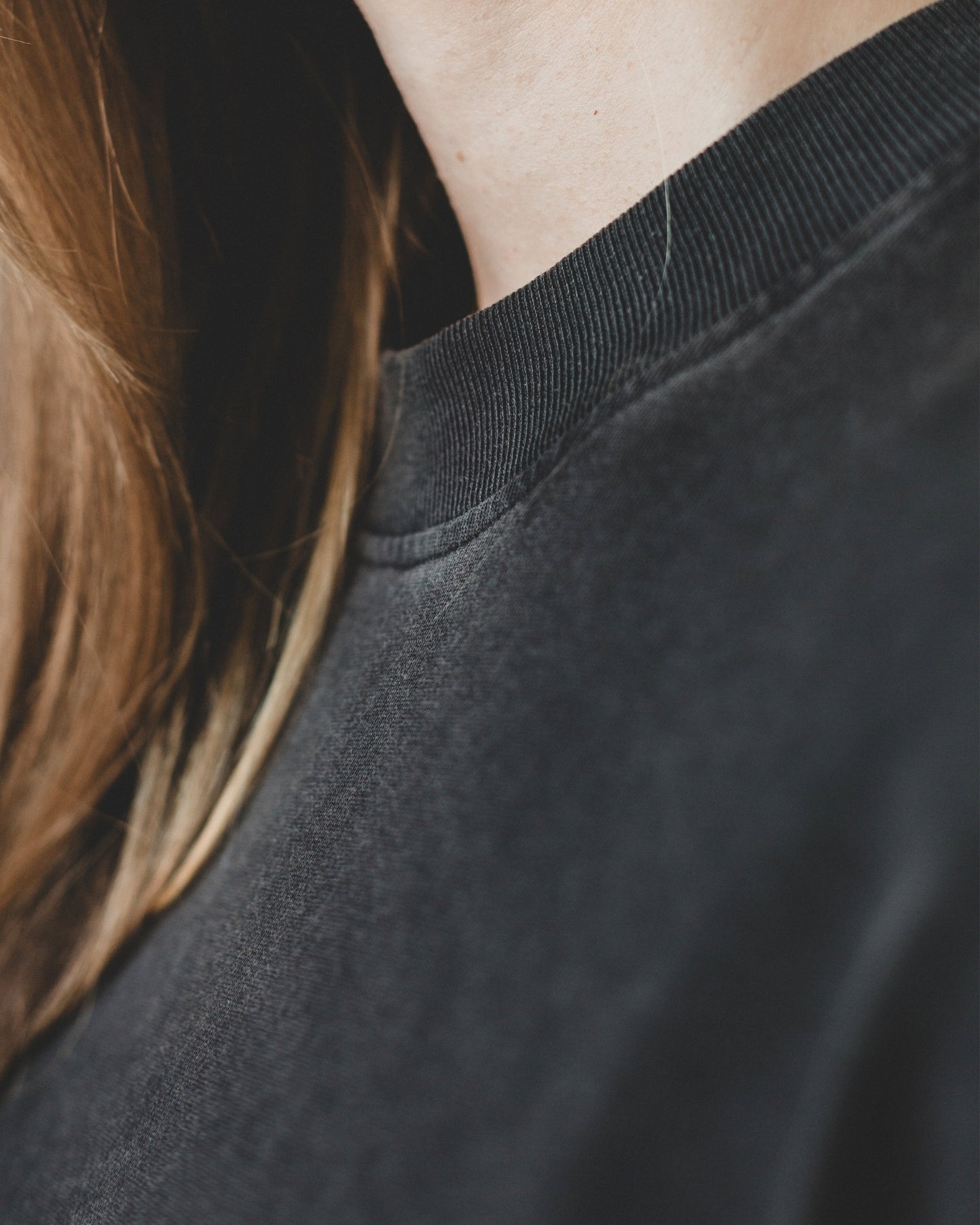 BESONDERS GELIEBT OVERSIZED T-SHIRT VINTAGE BLACK (UNISEX)