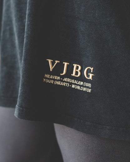 BESONDERS GELIEBT OVERSIZED T-SHIRT VINTAGE BLACK (UNISEX)