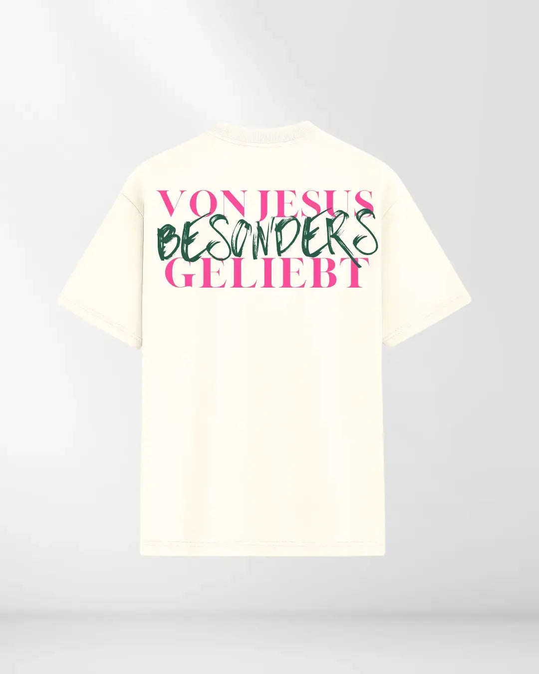 BESONDERS GELIEBT OVERSIZED T-SHIRT VINTAGE BLACK (UNISEX)