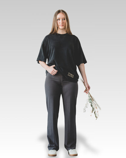 BESONDERS GELIEBT OVERSIZED T-SHIRT VINTAGE BLACK (UNISEX)