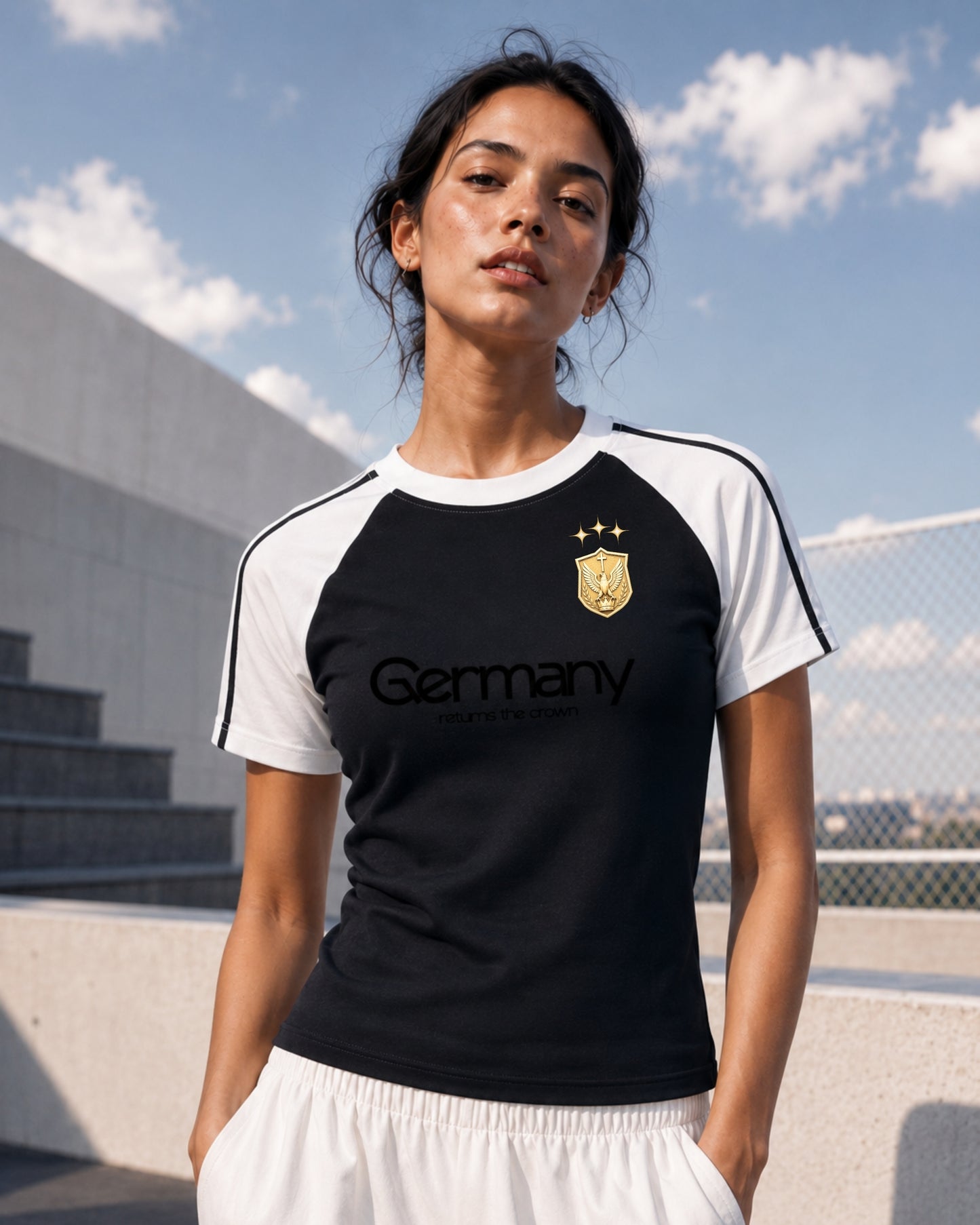 Germany returns the crown Bodycon-T-Shirt Woman