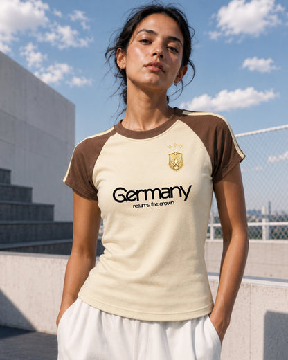 Germany returns the crown Bodycon-T-Shirt Woman
