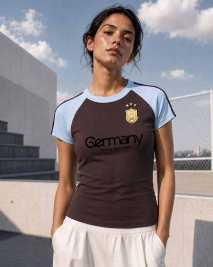 Germany returns the crown Bodycon-T-Shirt Woman
